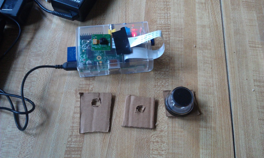 Parts for my hacked camera shim. 